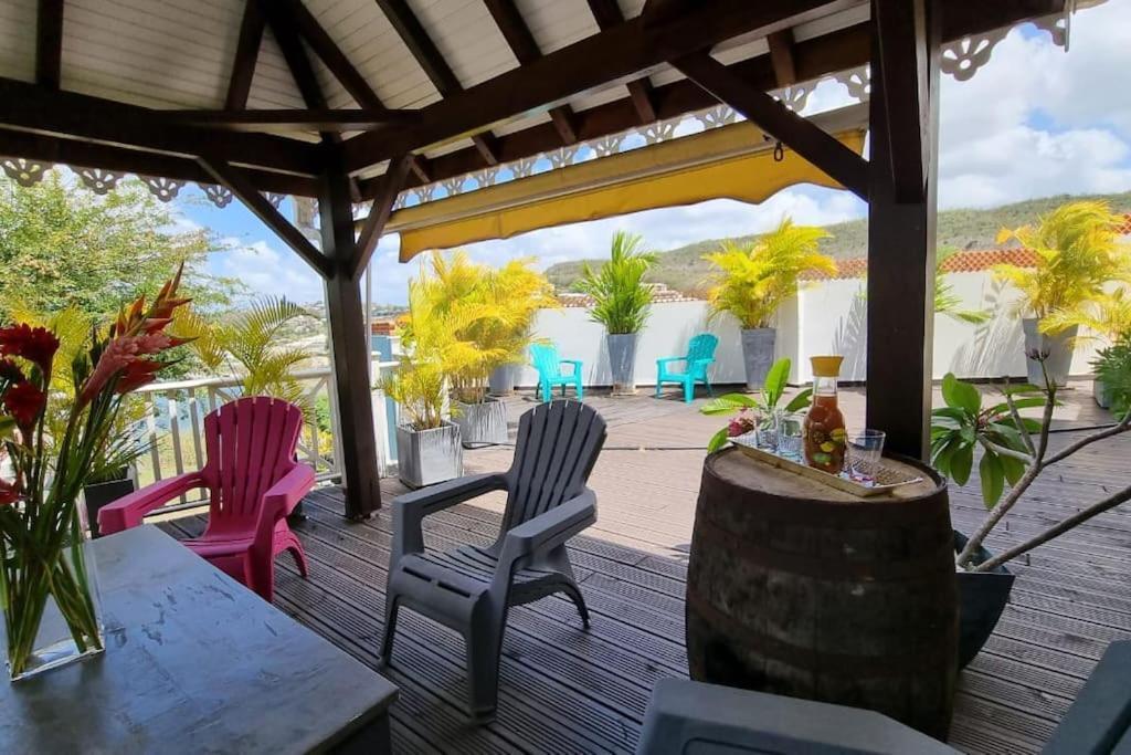 Villa Nautilia, Vue Mer, Proche Plage Les Trois-Ilets Extérieur photo